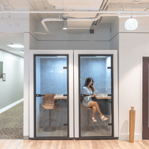 Calling booth at the office